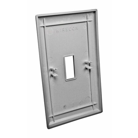 US HARDWARE RV WALL PLATE WHT 1-GNG E-161C